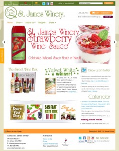 St. James Winery Home Page